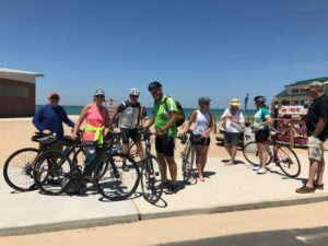 Biking to Warren Dunes for a picnic