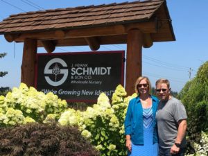 Jamie & Becky at J. Frank Schmidt Nursery