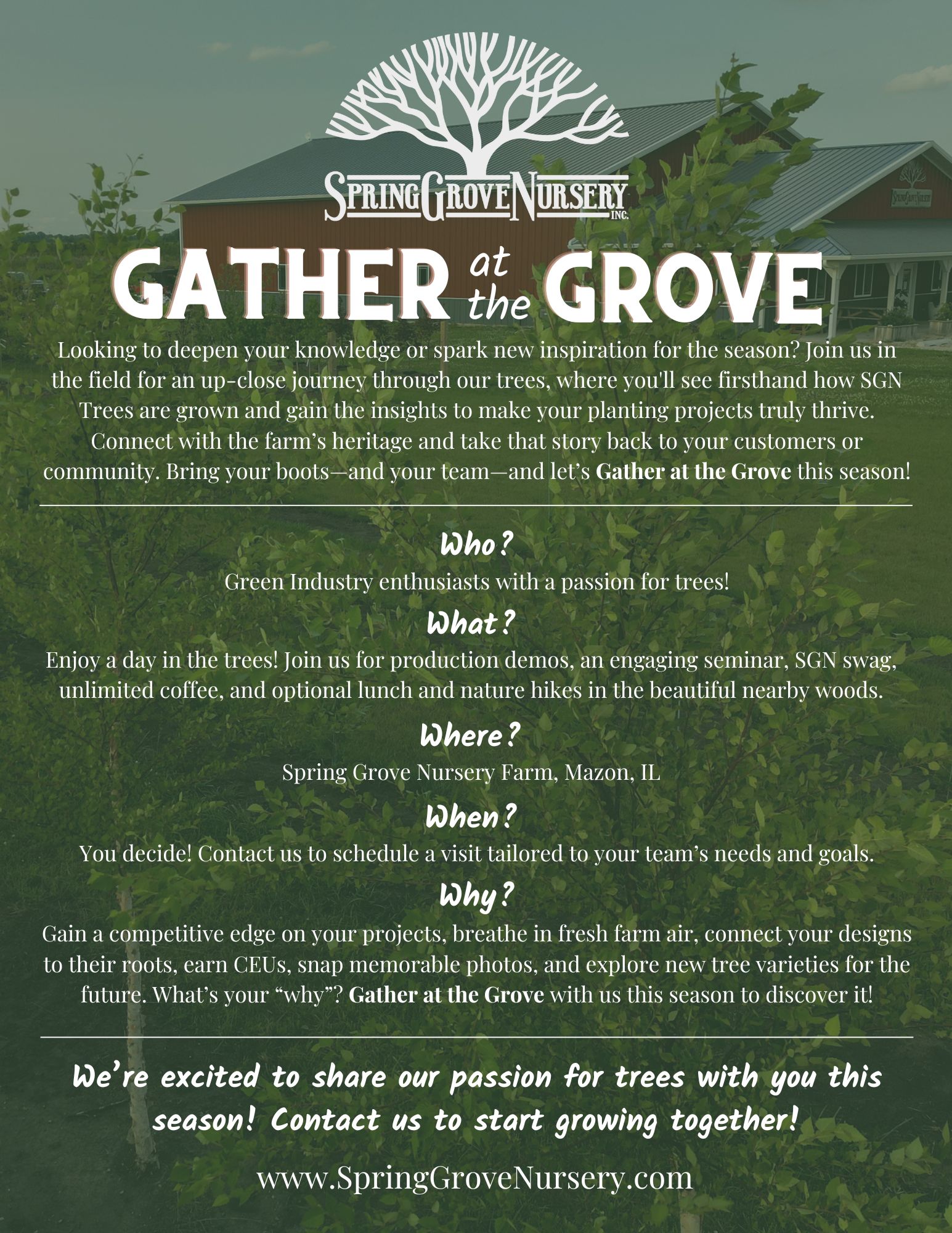 Get to Know Your Grower – Gather at the Grove
