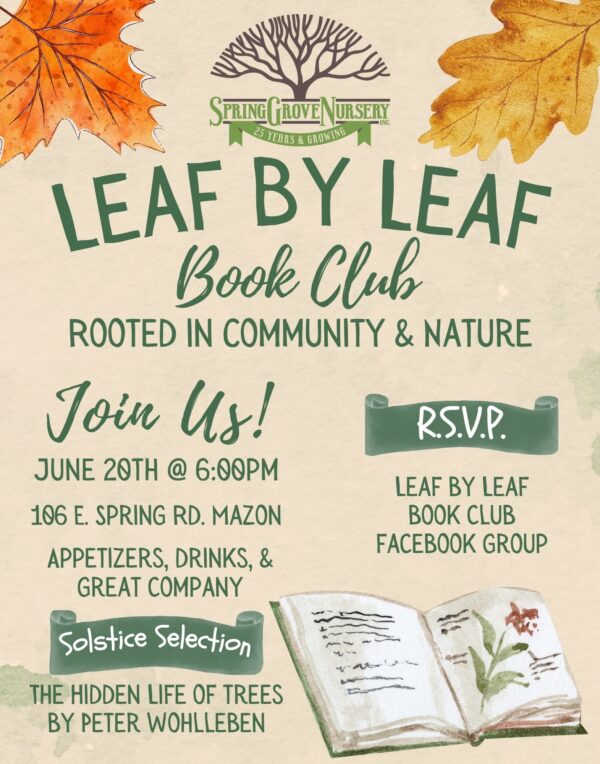 Introducing Leaf by Leaf: A Book Club Rooted in Community & Nature ...