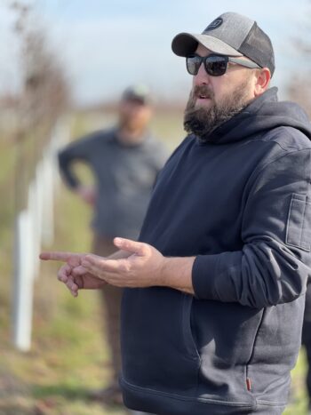 Northeast Municipal Foresters chapter of Illinois Arborist Association gather at Spring Grove Nursery to learn about tree growing and production.